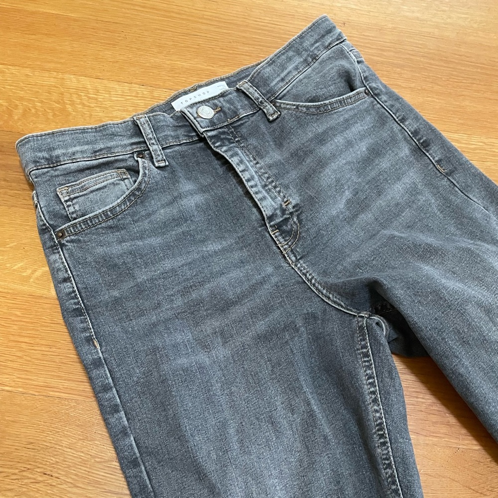 TopShop Grey Jamie Jeans